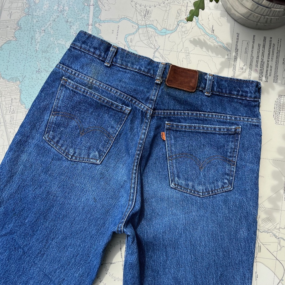 Vintage 70s Orange Tab Levi's Jeans